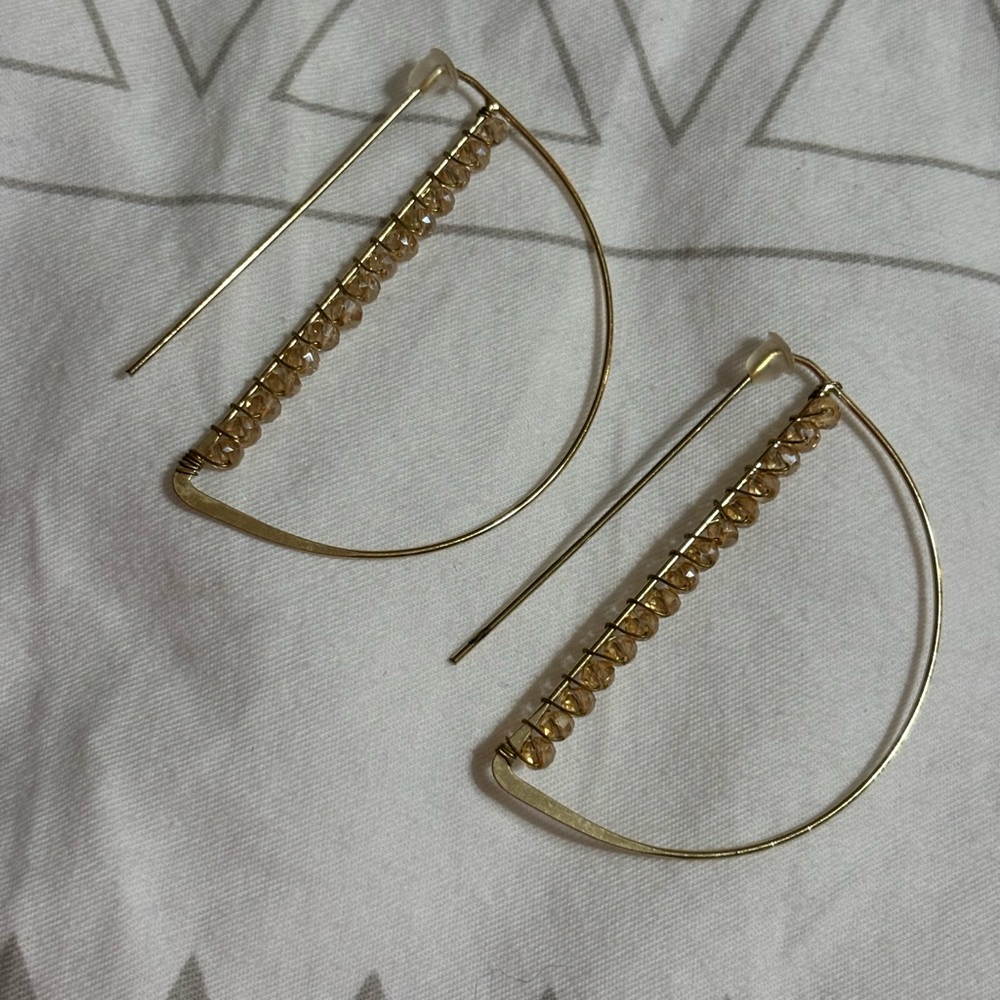 Dangling Beaded Earrings